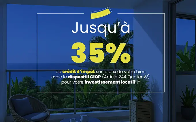 Terre sainte villas avec piscines au sud de l'île à Saint Pierre