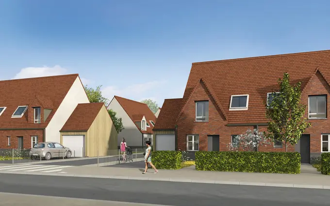 Gondecourt au coeur d'un écrin de verdure à Gondecourt