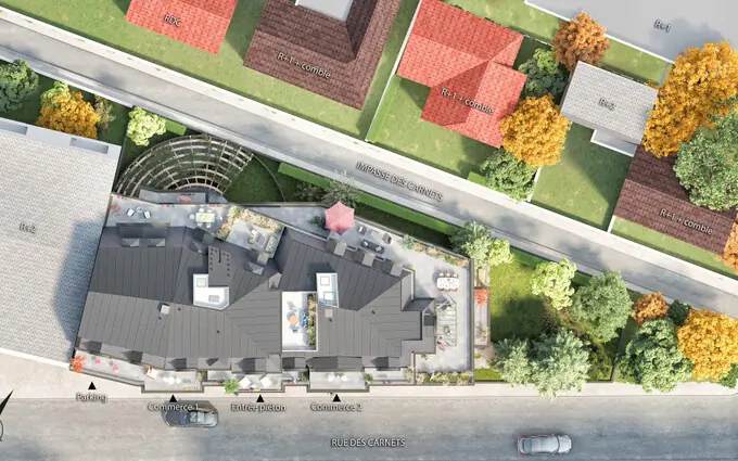 Les terrasses mansart à Clamart