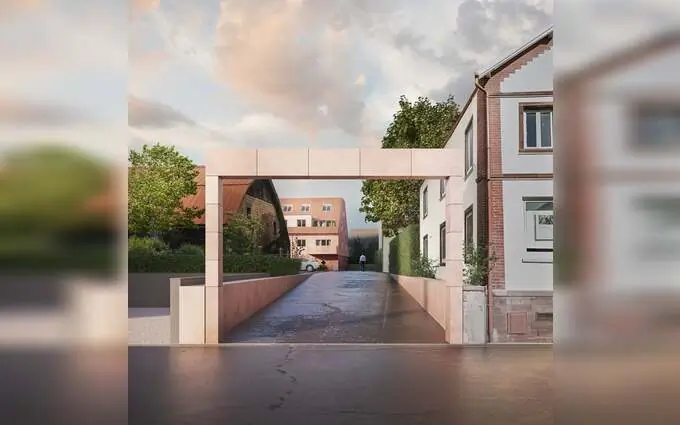 Dingsheim dans le coeur historique à Dingsheim