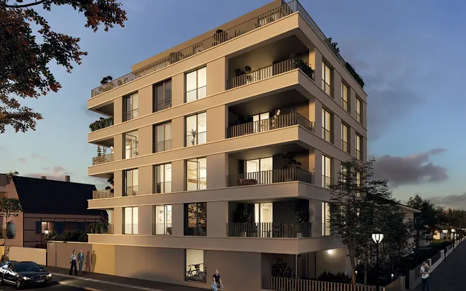 Strasbourg secteur rive etoile face aux tramway d et e à Strasbourg