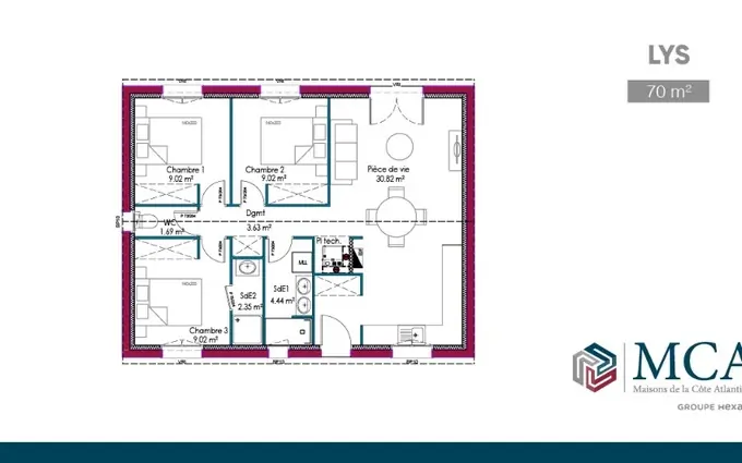Terrain à partir de 862m² à bazas à Bazas