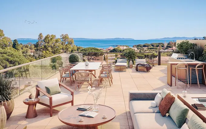 Le Lavandou à proximité directe de la plage de Saint-Clair à Le Lavandou