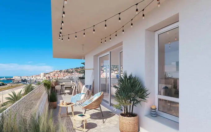 Sète entre le port et le canal de la peyrade à Sète