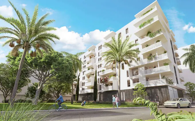 Sète entre le port et le canal de la peyrade à Sète