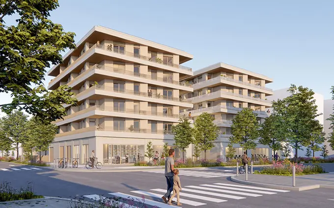 Fontaine écoquartier Porte du Vercors à 10 min du tram A à Fontaine