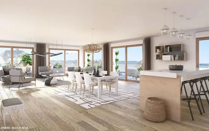 La Turballe face à la Plage des Bretons à La Turballe