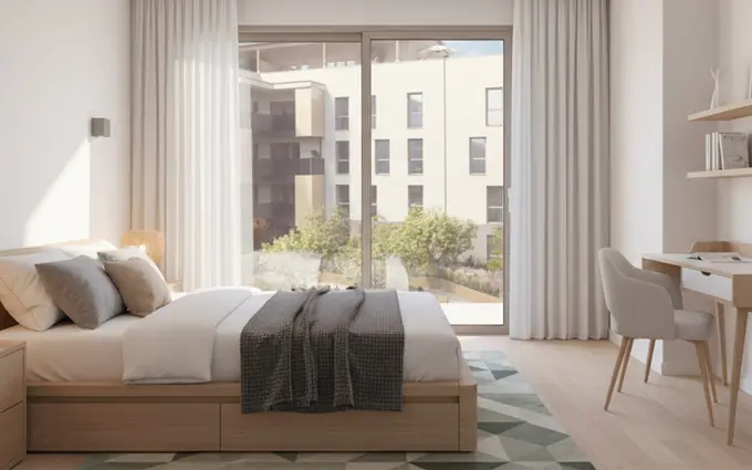 Bourg-en-Bresse dans le quartier de Brou à Bourg-en-Bresse