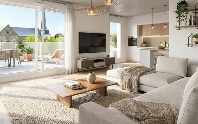 Notre-dame-de-monts au coeur du bourg de ville à Notre-Dame-de-Monts (85690)