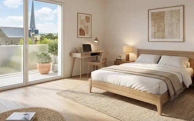 Notre-dame-de-monts au coeur du bourg de ville à Notre-Dame-de-Monts