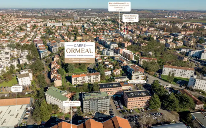 Carré Ormeau à Toulouse