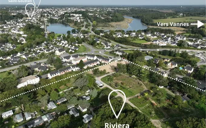 Riviera - maison à Pluneret