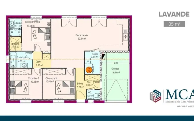 Terrain à partir de 410m² à Capian à Capian