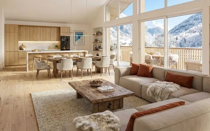 Allemond à 1 min à pied de la télécabine de l'Eau d'Olle Express à Allemond