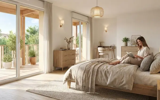 Toulouse quartier de la Maourine à 250 m du métro B à Toulouse