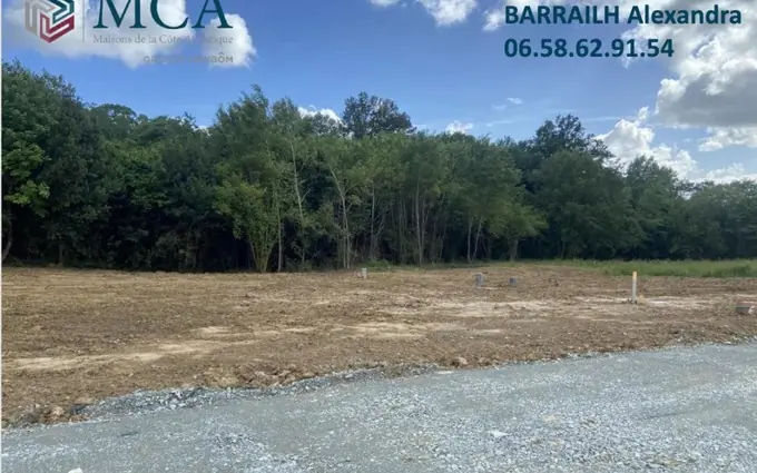 Terrain à partir de 400m² à Castres-Gironde à Castres-Gironde (33640)