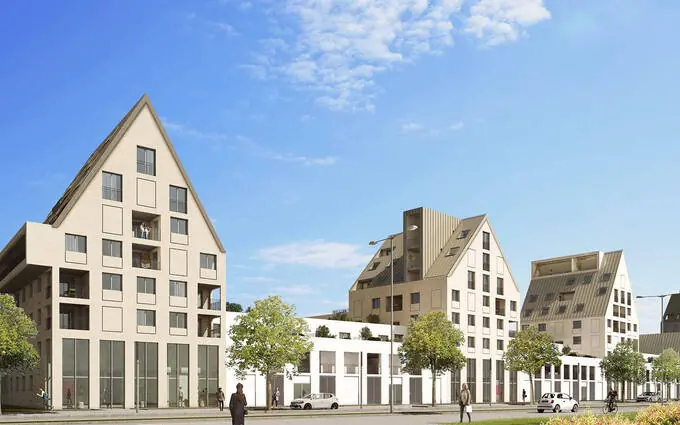 Dijon écoquartier Jardin des Maraîchers proche des commerces à Dijon