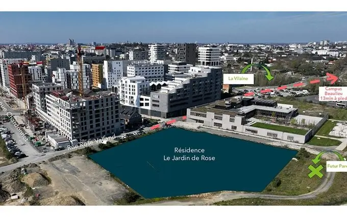 Le jardin de Rose à Rennes