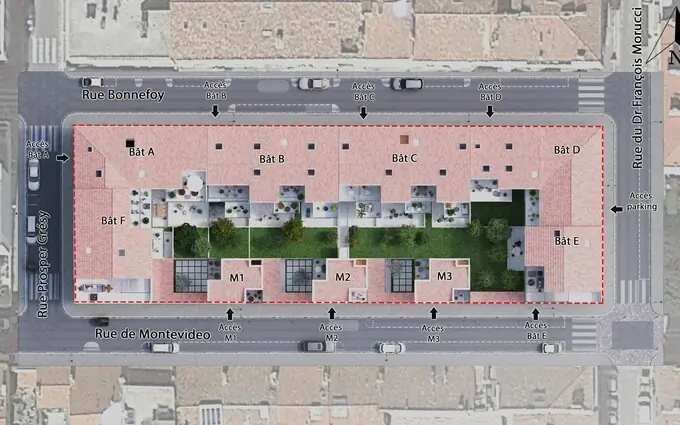 Héritage maisons à Marseille 6ème