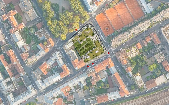 Quartier Bécon Les Bruyères à Asnières-sur-Seine