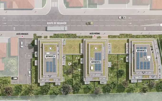 Les jardins sophoras à Bischheim