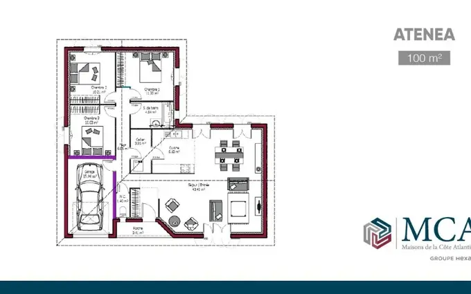 Maison à partir de 84m² à Urcuit à Urcuit