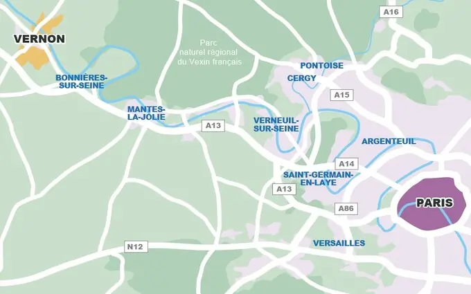 Le jardin des officiers à Vernon