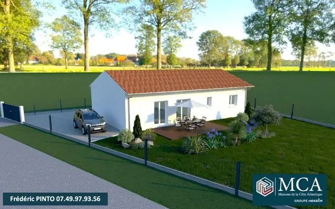 Terrain à partir de 1175m² à Bretagne-de-Marsan à Bretagne-de-Marsan (40280)