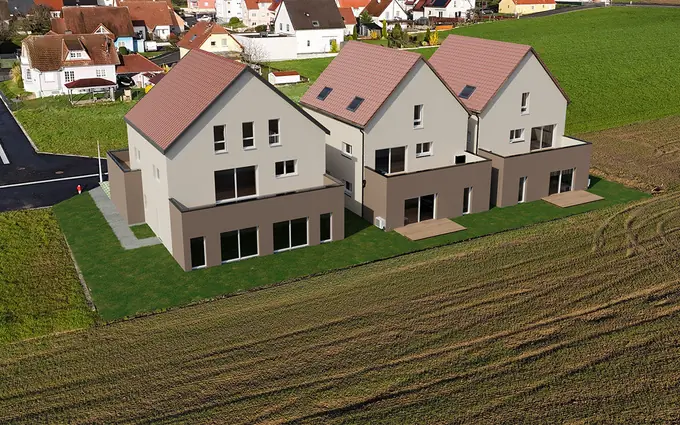 Oberroeoedern commune paisible à 20 min en voiture de l'Allemagne à Oberrœdern
