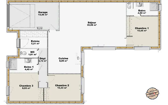 Terrain à partir de 316m² à Breuillet à Breuillet