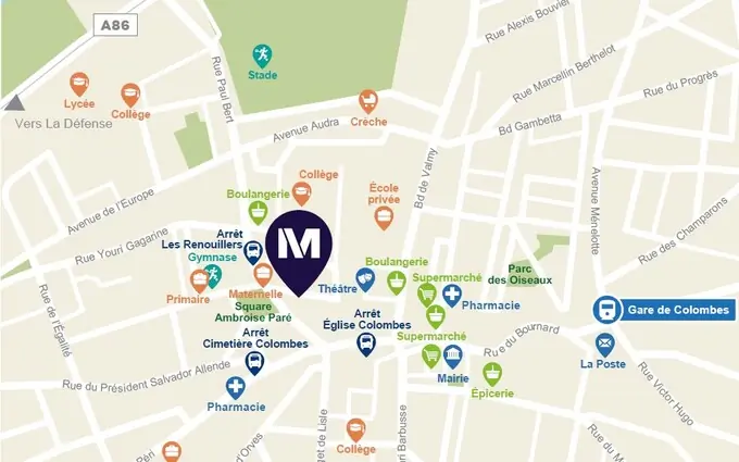 Central c à Colombes