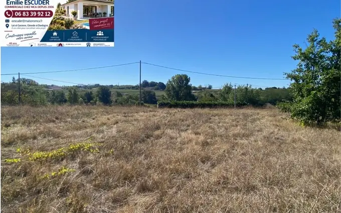 Terrain à partir de 960m² à La Réole à La Réole (33190)