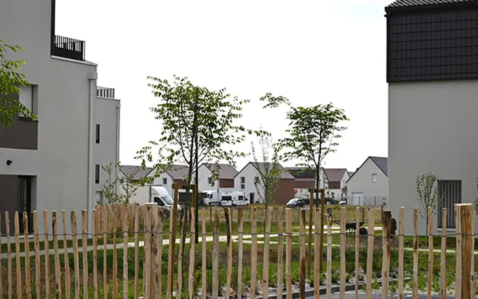 Courseulles-sur-Mer quartier vers en bord de mer à Courseulles-sur-Mer
