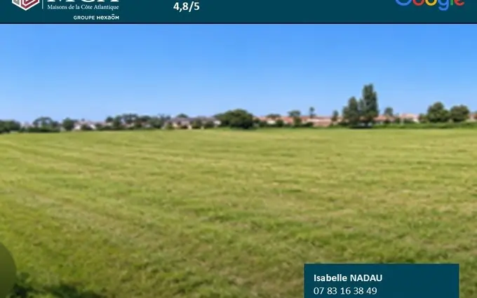 Terrain à partir de 980m² à Bussac-Forêt à Bussac-Forêt (17210)