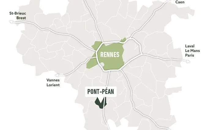 Allées vertes à Pont-Péan