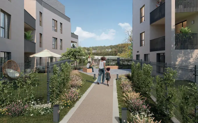 Fontaine-sur-Saône, secteur résidentiel sur les rives de la Saône à Fontaines-sur-Saône