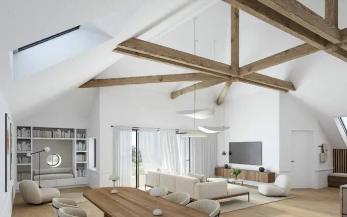 Claix réhabilitation maison de maître le long du Drac à Claix (38640)