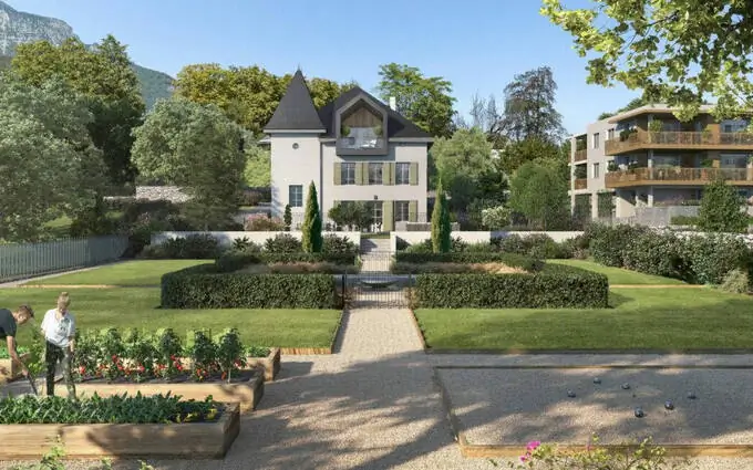 Claix réhabilitation maison de maître le long du Drac à Claix