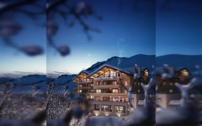 Belle Aurore à Huez