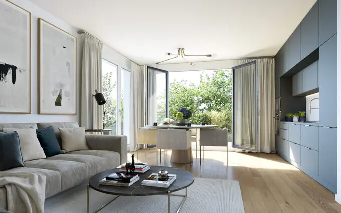 Dans le quartier de Gassicourt à Mantes-la-Jolie (78200)