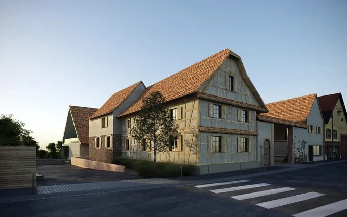Breuschwickersheim coeur de bourg à 20 min de Strasbourg à Breuschwickersheim