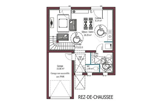Terrain à partir de 535m² à Baron à Baron