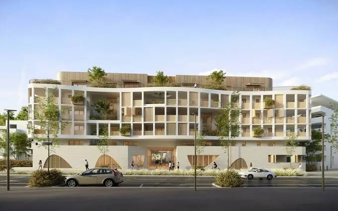 Castelnau-le-Lez écoquartier en face du parc de Verchant à Castelnau-le-Lez