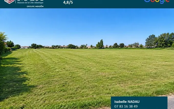 Terrain à partir de 980m² à Bussac-Forêt à Bussac-Forêt (17210)