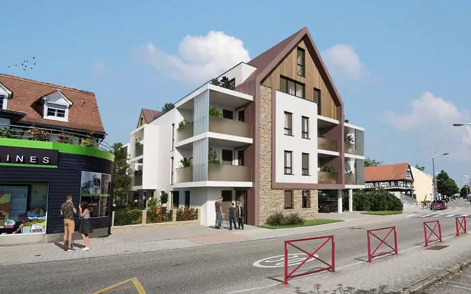 Eckbolsheim en plein hypercentre à Eckbolsheim