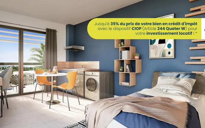 Le tampon résidence étudiante à 50m de l'université à Le tampon (97418)