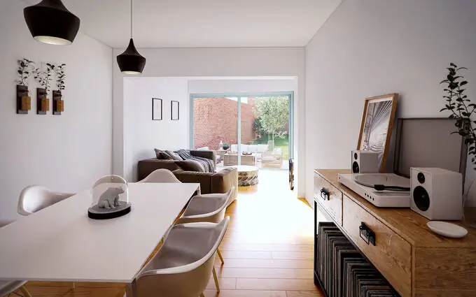 Lille maisons neuves quartier Saint-Sauveur proche gare à Lille (59000)