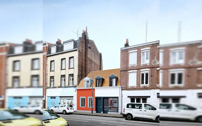 Lille maisons neuves quartier Saint-Sauveur proche gare à Lille