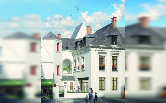 Loches réhabilitation Malraux à 250m du jardin public à Loches