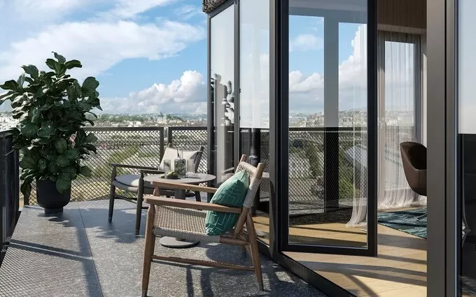 Nantes éco quartier sur l'île de Nantes à Nantes